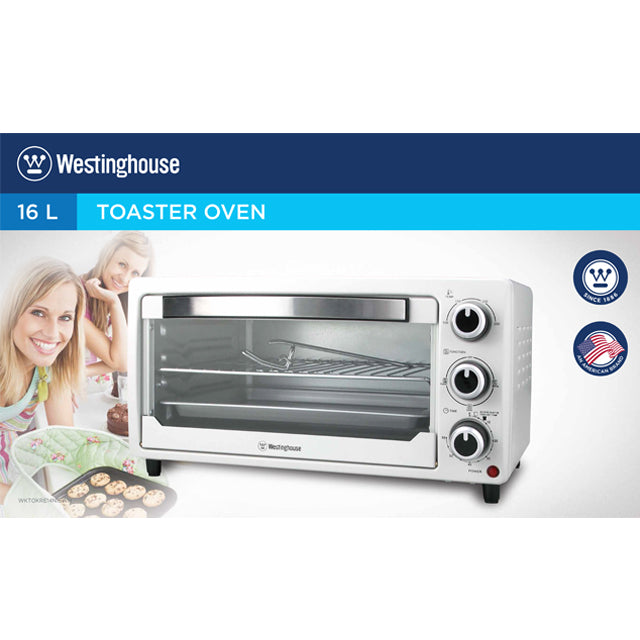 WKTOKRE14N15WH Westinghouse 16L Toaster Oven White WKTOKRE14N15WH Westinghouse 16L Toaster Oven White